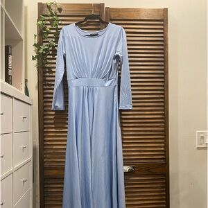 Light blue maxi dress
